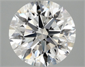 Lab Grown Diamond 3.01 Carats, Round with Excellent Cut, F Color, VVS2 Clarity and Certified by IGI