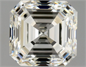 Natural Diamond 1.33 Carats, Asscher with  Cut, J Color, VVS2 Clarity and Certified by GIA