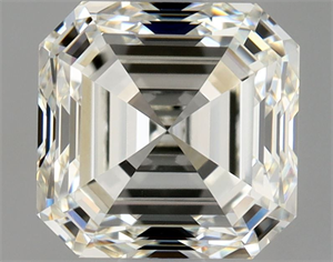 Picture of Natural Diamond 1.33 Carats, Asscher with  Cut, J Color, VVS2 Clarity and Certified by GIA