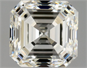 Natural Diamond 1.33 Carats, Asscher with  Cut, J Color, VVS2 Clarity and Certified by GIA