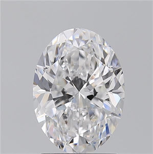 Picture of Natural Diamond 2.01 Carats, Oval with  Cut, D Color, SI1 Clarity and Certified by GIA