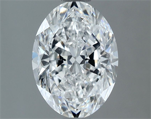 Picture of Natural Diamond 1.50 Carats, Oval with  Cut, D Color, VS1 Clarity and Certified by GIA