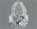 Natural Diamond 0.50 Carats, Pear with  Cut, F Color, VS2 Clarity and Certified by GIA