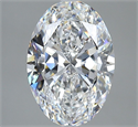 Natural Diamond 3.01 Carats, Oval with  Cut, E Color, VS1 Clarity and Certified by GIA
