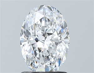 Picture of Natural Diamond 1.30 Carats, Oval with  Cut, D Color, VS1 Clarity and Certified by GIA