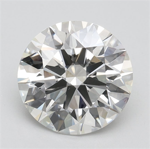Picture of Lab Grown Diamond 2.64 Carats, Round with Ideal Cut, F Color, VS1 Clarity and Certified by IGI