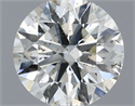 Natural Diamond 0.50 Carats, Round with Excellent Cut, I Color, SI2 Clarity and Certified by IGI
