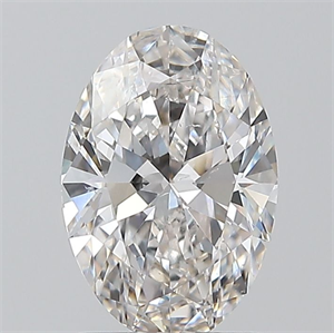 Foto Diamante Natural 1.21 quilates, Ovalado , Color G, claridad SI2 y certificado GIA de
