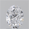 Diamante Natural 0.90 quilates, Ovalado , Color D, claridad SI1 y certificado GIA