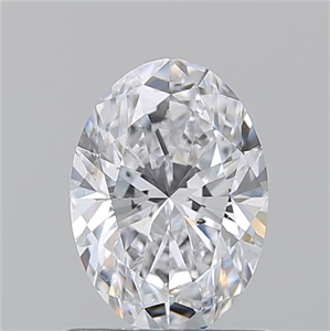 Foto Diamante Natural 0.90 quilates, Ovalado , Color D, claridad SI1 y certificado GIA de