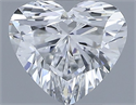 Natural Diamond 0.30 Carats, Heart with  Cut, E Color, IF Clarity and Certified by GIA