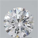 Diamante Natural 0.90 quilates, Redondo , Color D, claridad SI1 y certificado GIA