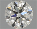 Natural Diamond 0.40 Carats, Round with Very Good Cut, J Color, VS1 Clarity and Certified by GIA