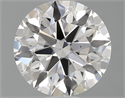 Lab Grown Diamond 1.10 Carats, Round with Excellent Cut, D Color, VS2 Clarity and Certified by GIA