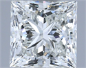 Diamante Natural 1.70 quilates, Princesa , Color H, claridad IF y certificado IGI
