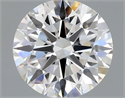 Natural Diamond 0.76 Carats, Round with Excellent Cut, D Color, VVS1 Clarity and Certified by GIA