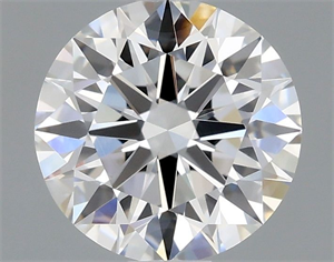 Picture of Natural Diamond 0.76 Carats, Round with Excellent Cut, D Color, VVS1 Clarity and Certified by GIA