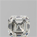 Natural Diamond 1.51 Carats, Asscher with  Cut, J Color, VS1 Clarity and Certified by GIA