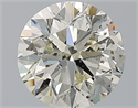 Diamante Natural 2.51 quilates, Redondo , Color L, claridad SI2 y certificado GIA