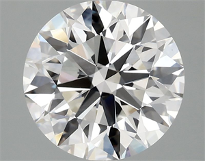 Picture of Lab Grown Diamond 3.05 Carats, Round with Ideal Cut, F Color, VVS2 Clarity and Certified by IGI