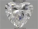 Natural Diamond 0.40 Carats, Heart with  Cut, E Color, SI2 Clarity and Certified by IGI