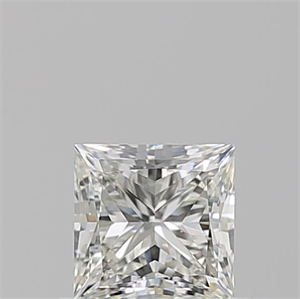 Picture of Natural Diamond 0.70 Carats, Princess with  Cut, J Color, VS1 Clarity and Certified by GIA