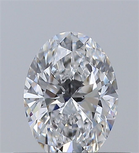Picture of Natural Diamond 0.40 Carats, Oval with  Cut, E Color, VVS2 Clarity and Certified by GIA