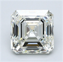 Diamante Natural 2.49 quilates, Asscher , Color K, claridad VS1 y certificado GIA