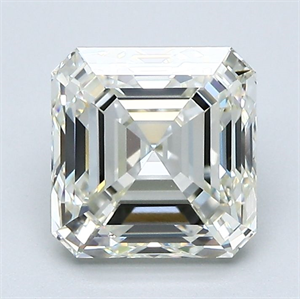 Foto Diamante Natural 2.49 quilates, Asscher , Color K, claridad VS1 y certificado GIA de