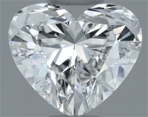 Picture of Natural Diamond 0.50 Carats, Heart with  Cut, G Color, VS2 Clarity and Certified by GIA