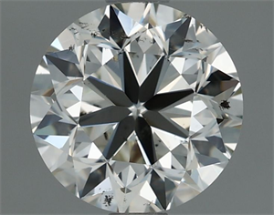 Picture of Natural Diamond 1.50 Carats, Round with Very Good Cut, I Color, SI1 Clarity and Certified by IGI