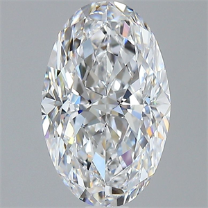 Picture of Natural Diamond 2.31 Carats, Oval with  Cut, D Color, VS2 Clarity and Certified by GIA