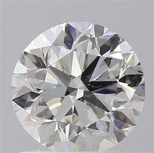 Picture of Natural Diamond 0.90 Carats, Round with Very Good Cut, H Color, SI2 Clarity and Certified by GIA
