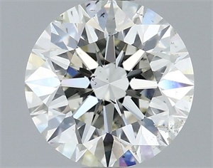 Picture of Natural Diamond 1.40 Carats, Round with Excellent Cut, J Color, SI1 Clarity and Certified by IGI