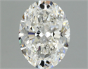 Natural Diamond 0.70 Carats, Oval with  Cut, G Color, VS1 Clarity and Certified by GIA