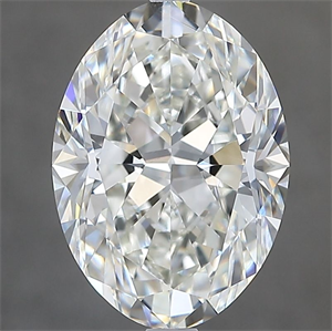 Picture of Natural Diamond 3.01 Carats, Oval with  Cut, I Color, VS1 Clarity and Certified by GIA