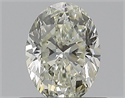 Natural Diamond 0.51 Carats, Oval with  Cut, K Color, VS2 Clarity and Certified by GIA