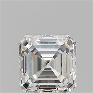 Foto Diamante Natural 1.50 quilates, Asscher , Color H, claridad VS1 y certificado GIA de