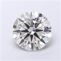 Del inventario de diamantes de laboratorio, 1.54 quilates, Redondo , Color H, claridad VVS2 y certificado IGI
