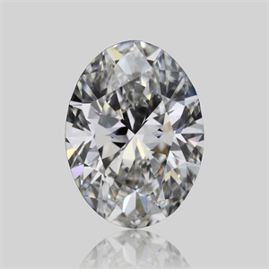 Picture of Natural Diamond 0.43 Carats, Oval with  Cut, F Color, VVS1 Clarity and Certified by GIA