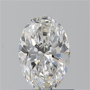 Picture of Natural Diamond 0.90 Carats, Oval with  Cut, G Color, VS2 Clarity and Certified by GIA
