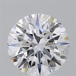 Picture of Lab Grown Diamond 3.04 Carats, Round with Excellent Cut, D Color, FL Clarity and Certified by GIA