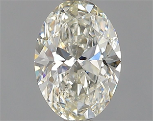 Picture of Natural Diamond 0.51 Carats, Oval with  Cut, J Color, SI1 Clarity and Certified by GIA