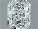 Natural Diamond 1.20 Carats, Radiant with  Cut, G Color, VVS2 Clarity and Certified by GIA