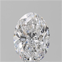 Diamante Natural 1.20 quilates, Ovalado , Color D, claridad SI1 y certificado GIA