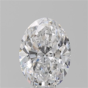 Foto Diamante Natural 1.20 quilates, Ovalado , Color D, claridad SI1 y certificado GIA de