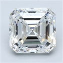 Natural Diamond 3.02 Carats, Asscher with  Cut, F Color, VS1 Clarity and Certified by GIA