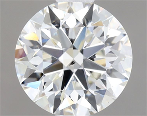 Picture of Natural Diamond 0.85 Carats, Round with Excellent Cut, J Color, SI2 Clarity and Certified by GIA