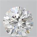 Natural Diamond 2.71 Carats, Round with Excellent Cut, H Color, SI1 Clarity and Certified by GIA