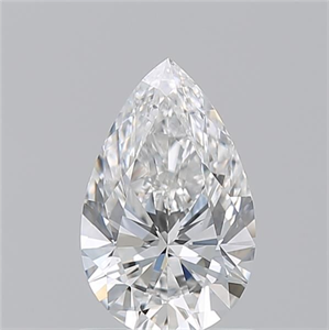 Foto Diamante Natural 1.01 quilates, De pera , Color F, claridad SI1 y certificado GIA de